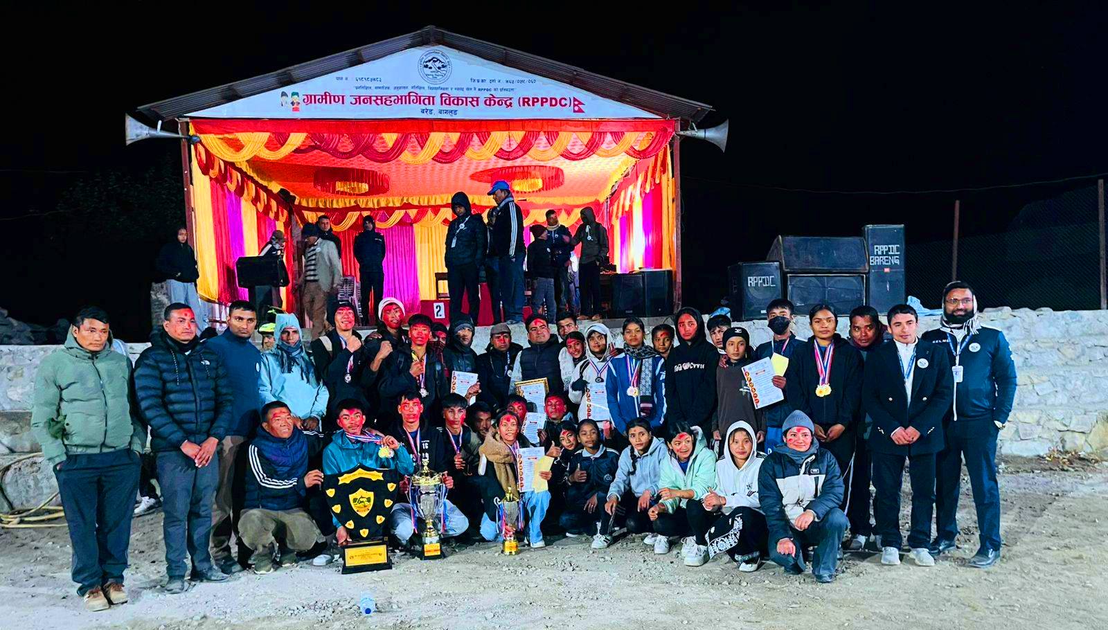 बरेङ गाउँपालिकाको अध्यक्ष कप तथा रनिङ शिल्ड प्रतियोगिता सम्पन्न