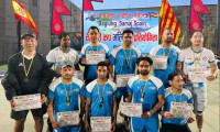 बागलुङ समाज स्पेनद्वारा आयोजित चैते दशैं कप भलिबल प्रतियोगिताको उपाधि रोयल राइडर्सलाई